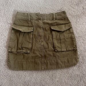Olive Utility Skirt by Miou Muse